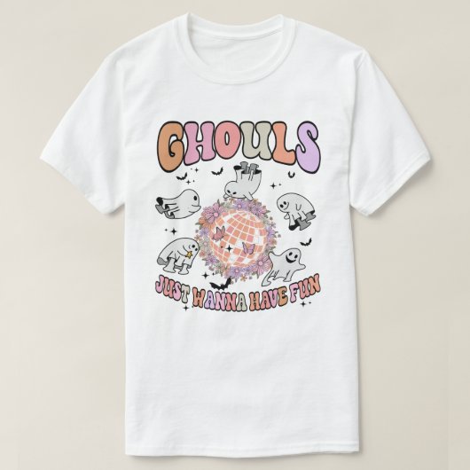 Ghoul wil gewoon plezier hebben t-shirt (Design voorkant)