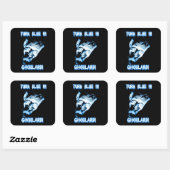 Ghoulardi (Blauw)  Stickers (Vel)