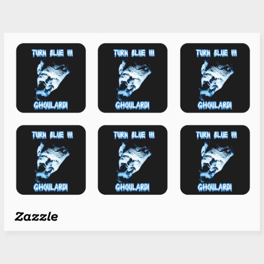 Ghoulardi (Blauw) Stickers (Vel)