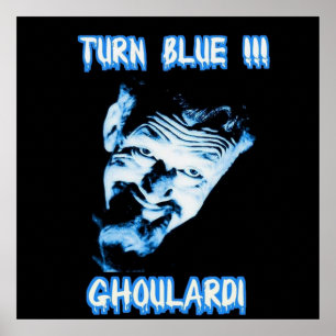 Ghoulardi (Draaigblauw) Poster van Matte