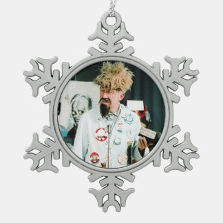 Ghoulardi (op de set-2) Pewter Snowflake Ornament