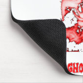 Ghoulardi (rood/transparant)  Mousepad Muismat (Hoek)