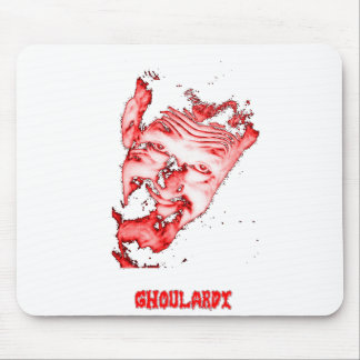 Ghoulardi (rood/transparant)  Mousepad Muismat
