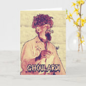 Ghoulardi (Surreal 4) Wenskaart met Envelop Kaart (Gele Bloem)