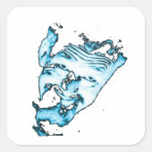 Ghoulardi (Transparent-3) Stickers (Voorkant)