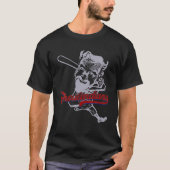 Ghoulardians Funny Baseball terug naar school T-shirt (Voorkant)