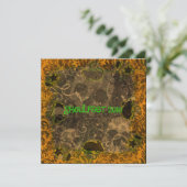 Ghoulfest 2010 Halloween Party Invitation Kaart (Staand voorkant)