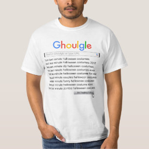 Ghoulgle Last Minute Halloween Kostuum Zoeken 2017 T-shirt