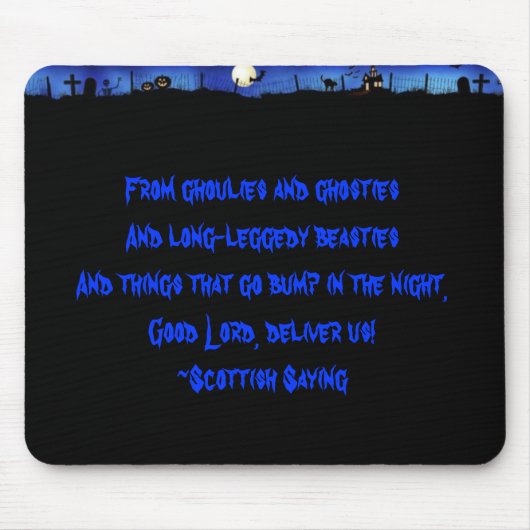Ghoulies en ghosties muismat (Voorkant)