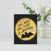 Ghoulies Ghosties en Gremlins Briefkaart (Staand voorkant)