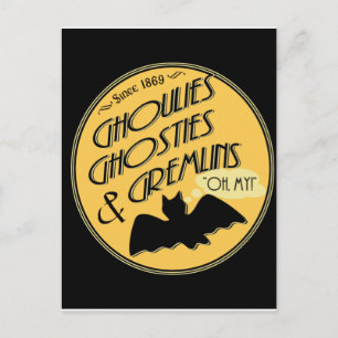 Ghoulies Ghosties en Gremlins Briefkaart