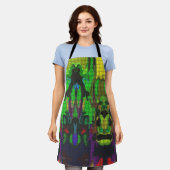 Ghoulish All-Over Print Schort (Gedragen)