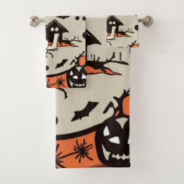 Ghoulish bijeenkomsten: Halloween handdoek set