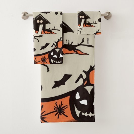 Ghoulish bijeenkomsten: Halloween handdoek set (Insitu)