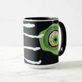 Ghoulish Fun Scary Zombie Scratched Mok (Voorkant rechts)