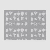 Ghoulish Ghost Tissue Paper Tissuepapier (Voorkant)