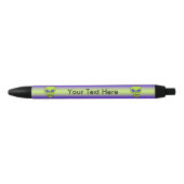 Ghoulish Green Alien Skull Zwarte Inkt Pen (Voorkant)