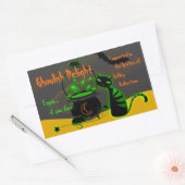 Ghoulish Groene Halloween Baking Labels Stickers (Envelop)