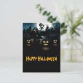 Ghoulish Halloween Briefkaart (Staand voorkant)