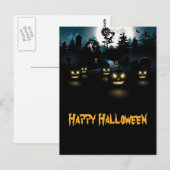 Ghoulish Halloween Briefkaart (Voorkant / Achterkant)
