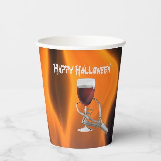 Ghoulish Halloween Cocktail Party Papieren Bekers (Achterkant)