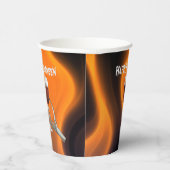 Ghoulish Halloween Cocktail Party Papieren Bekers (Rechts)