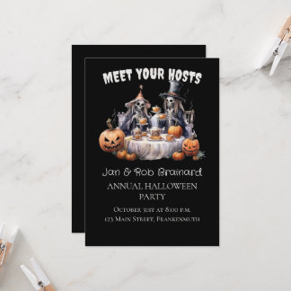 Ghoulish Jaarlijkse Halloween Party Uitnodiging