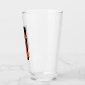 Ghoulish Jack-O-Lantern Stack Glass Cup Glas (Links)