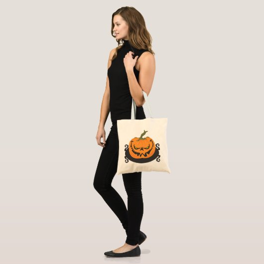 Ghoulish Jack-o-lantern Tote Bag (Voorkant (model))