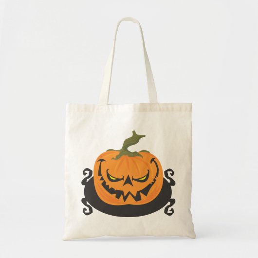 Ghoulish Jack-o-lantern Tote Bag (Voorkant)