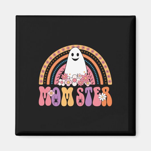 Ghoulish Party Lovers Creepy Zombie Ghost Boo Flow Magneet (Voorkant)