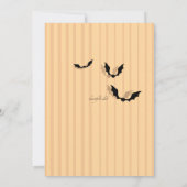 Ghoulish Pumpkins Halloween Party Uitnodiging (Achterkant)