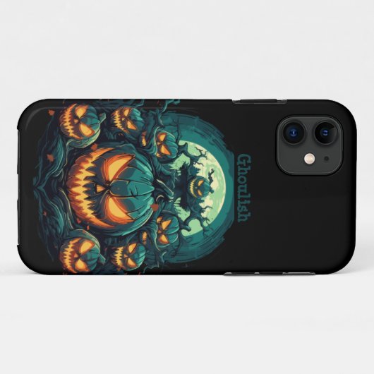 Ghoulish schittering Case-Mate iPhone case (Achterkant (horizontaal))