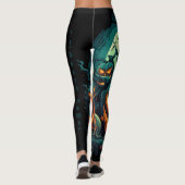 Ghoulish schittering leggings (Achterkant)