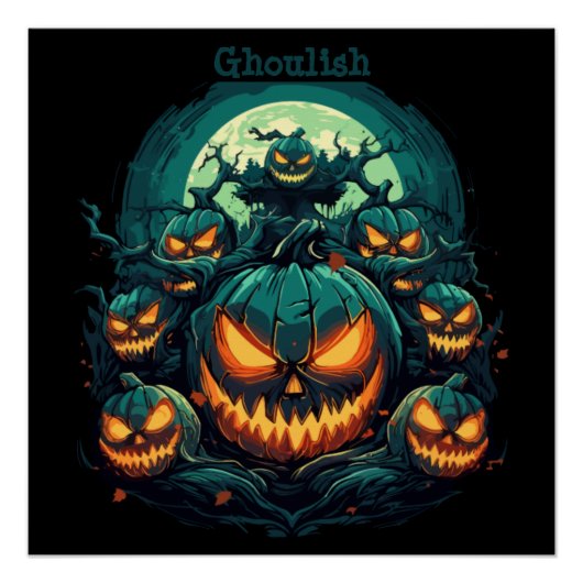 Ghoulish schittering perfect poster (Voorkant)