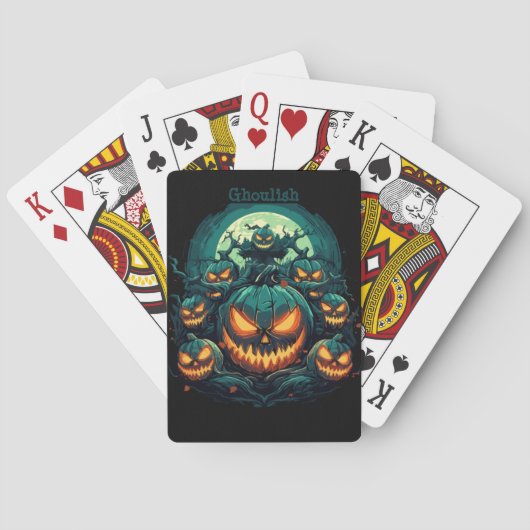 Ghoulish schittering pokerkaarten (Achterkant)