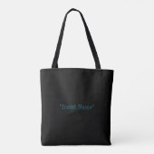 Ghoulish schittering tote bag (Achterkant)