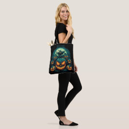 Ghoulish schittering tote bag
