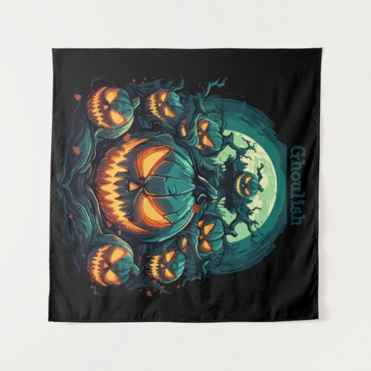 Ghoulish schittering wandkleed (Voorkant (horizontaal))