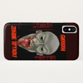 Ghoulish Zombie Attack Case-Mate iPhone Case (Achterkant (horizontaal))
