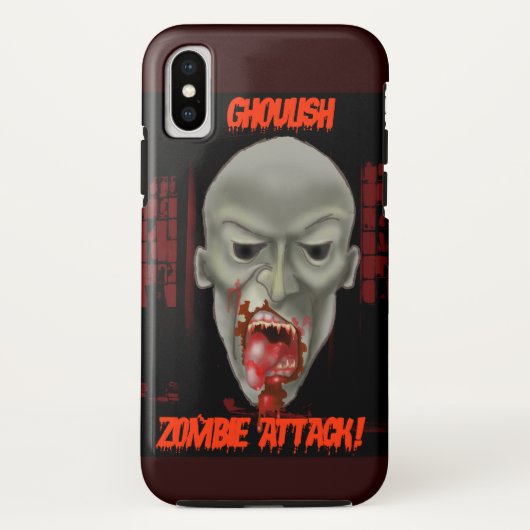 Ghoulish Zombie Attack iPhone cases (Achterkant)