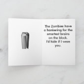 Ghoulish Zombie Attack Kaart (Binnen)