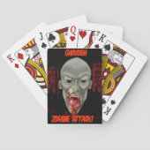 Ghoulish Zombie Attack Speelkaarten (Achterkant)