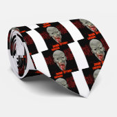 Ghoulish Zombie Attack Stropdas (Opgerold)