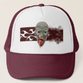 Ghoulish Zombie Attack Trucker Pet (Voorkant)
