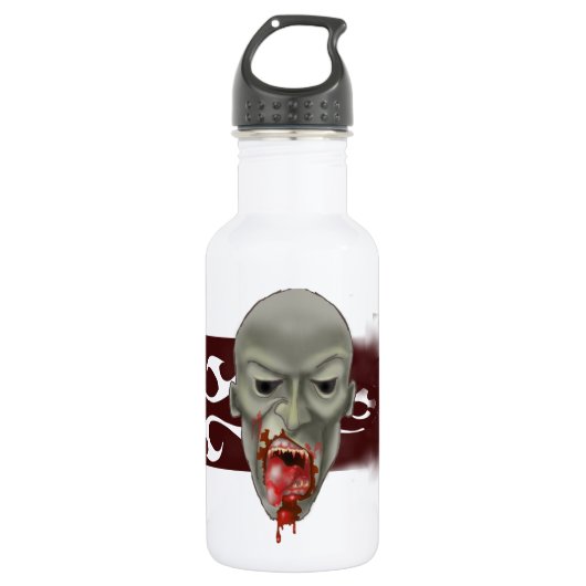 Ghoulish Zombie Attack Waterfles (Voorkant)