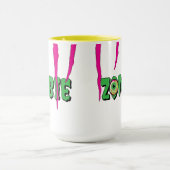 Ghoulishly Fun Funny Rippin' Zombie Halloween  Mok (Midden)