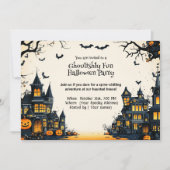 Ghoulishly Fun Halloween Party uitnodiging (Voorkant)