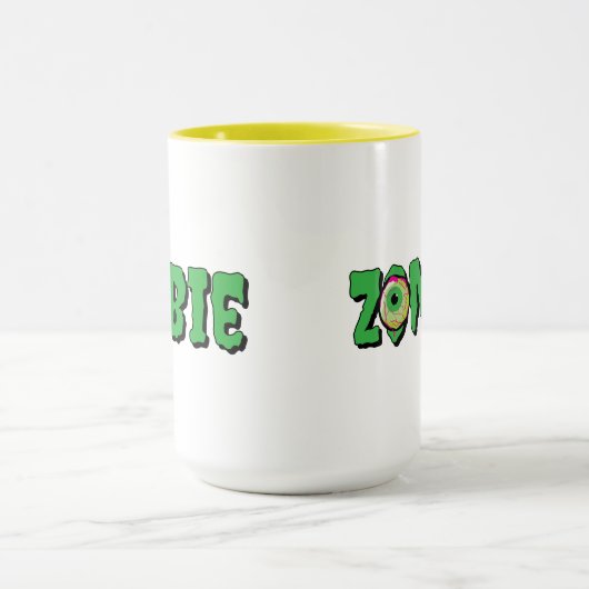 Ghoulishly Fun Zombie Halloween Mok (Midden)