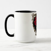 Ghoulishly Glamorous, Halloween Elegance Design Mok (Links)